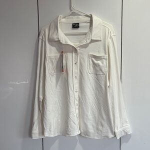 32 Degrees Heat White long sleeve Top XXL‎ NWT